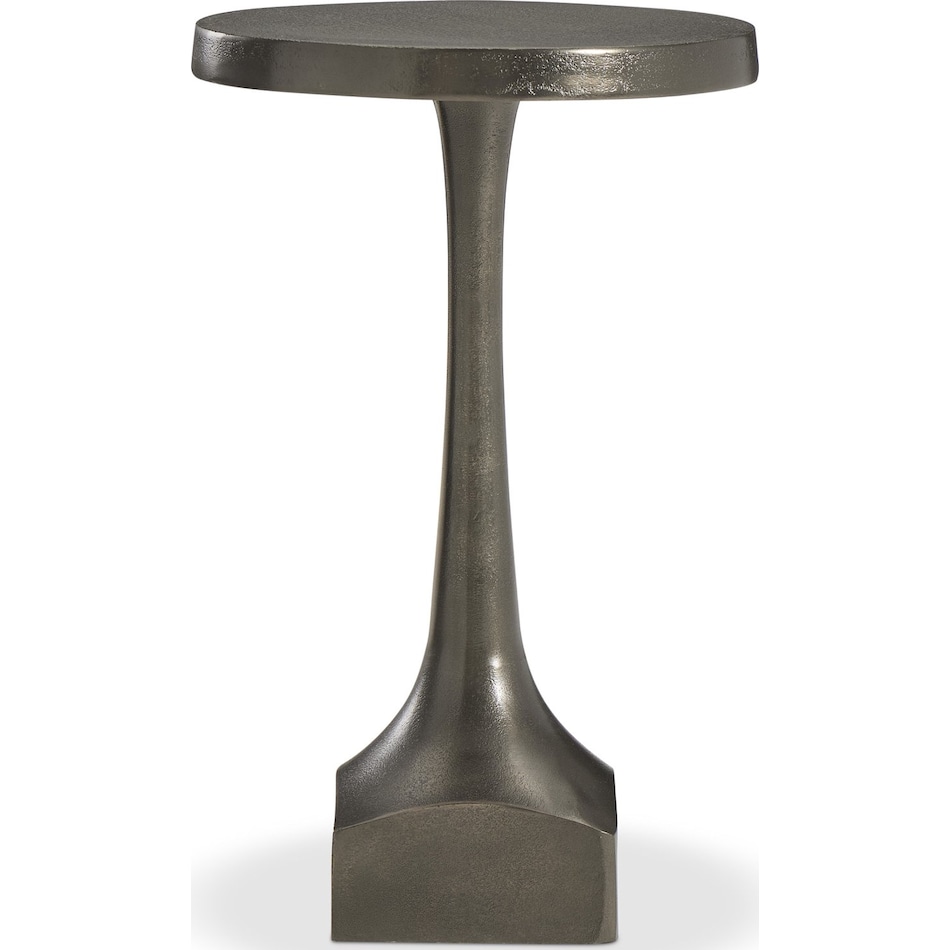 stroud matte graphite end table   