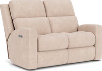 summit desert power reclining console loveseat   