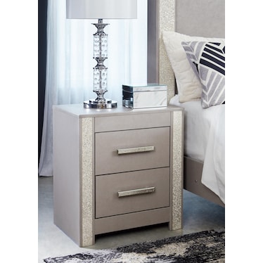 SURANCHA 2-DRAWER NIGHTSTAND
