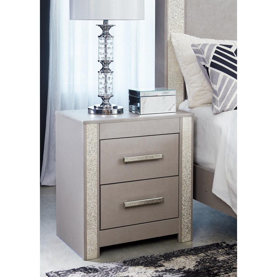 surancha gray nightstand   