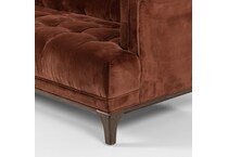 surrey auburn sienna brown swatch  