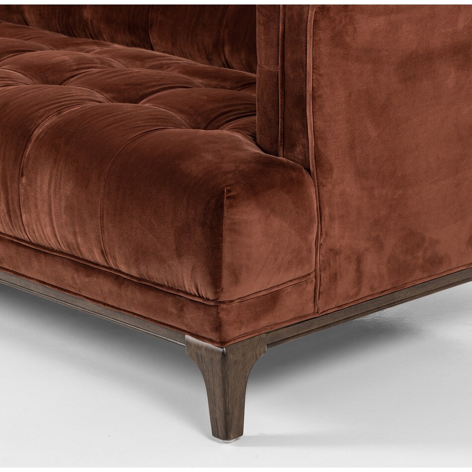 surrey auburn sienna brown swatch  