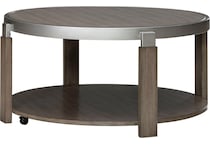 sutton bleached sand cocktail table   