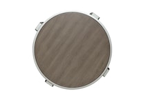 sutton bleached sand end table   