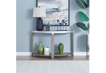 sutton bleached sand sofa table   