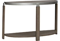 sutton bleached sand sofa table   