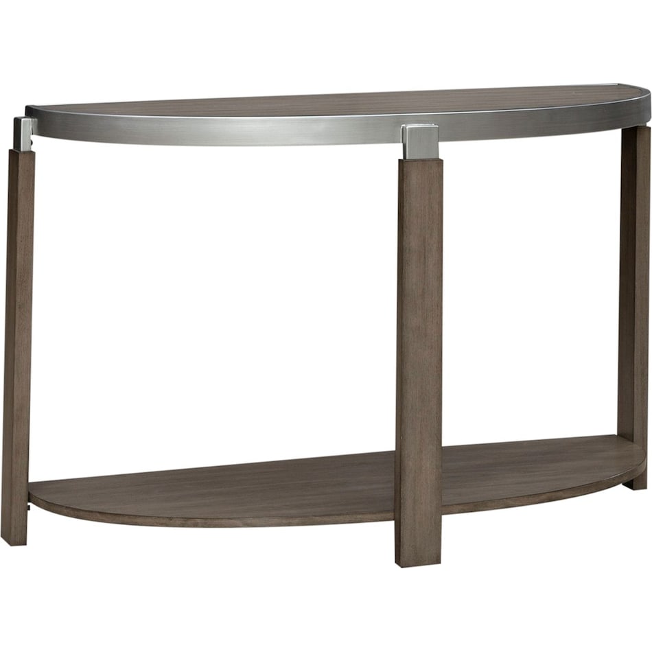 sutton bleached sand sofa table   