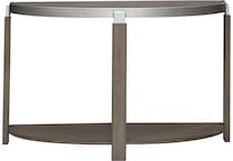 sutton bleached sand sofa table   