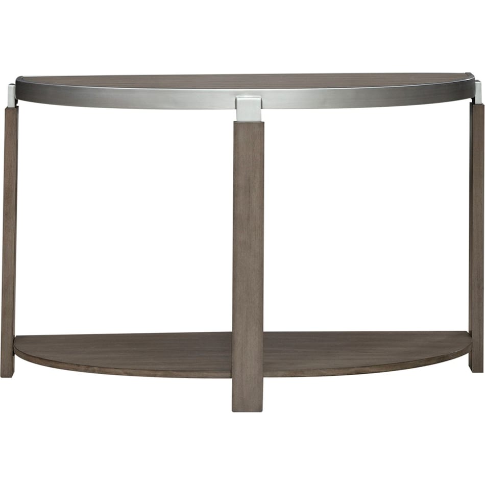 sutton bleached sand sofa table   