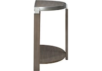 sutton bleached sand sofa table   