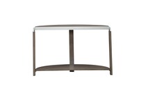 sutton bleached sand sofa table   
