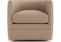 swivel chairs beige accent chair   