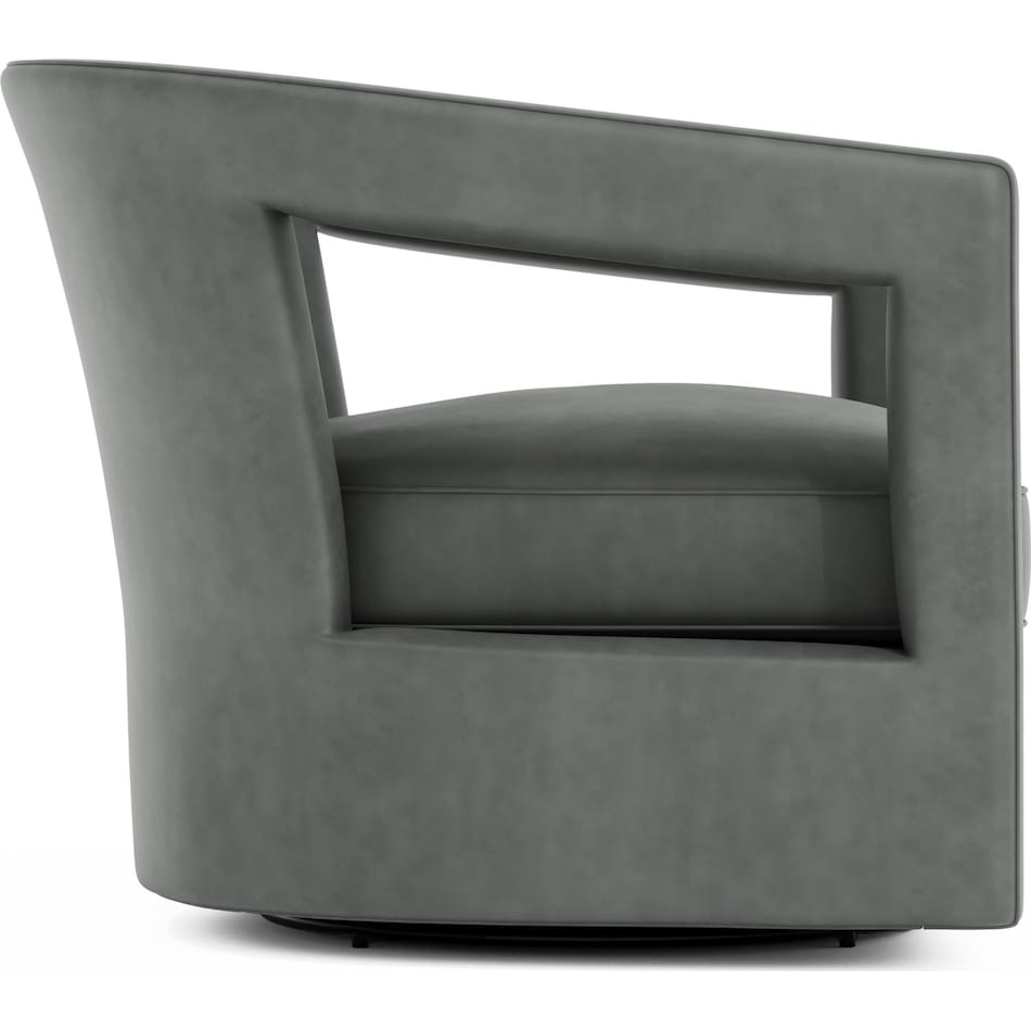 swivel chairs gray leather accent chair   