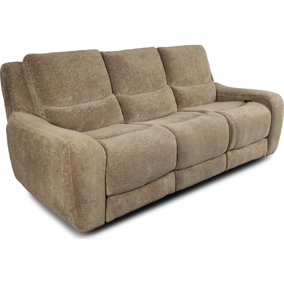 sydney brown power reclining sofa   
