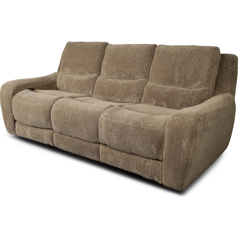 sydney brown power reclining sofa   