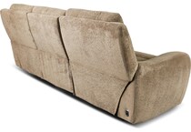 sydney brown power reclining sofa   