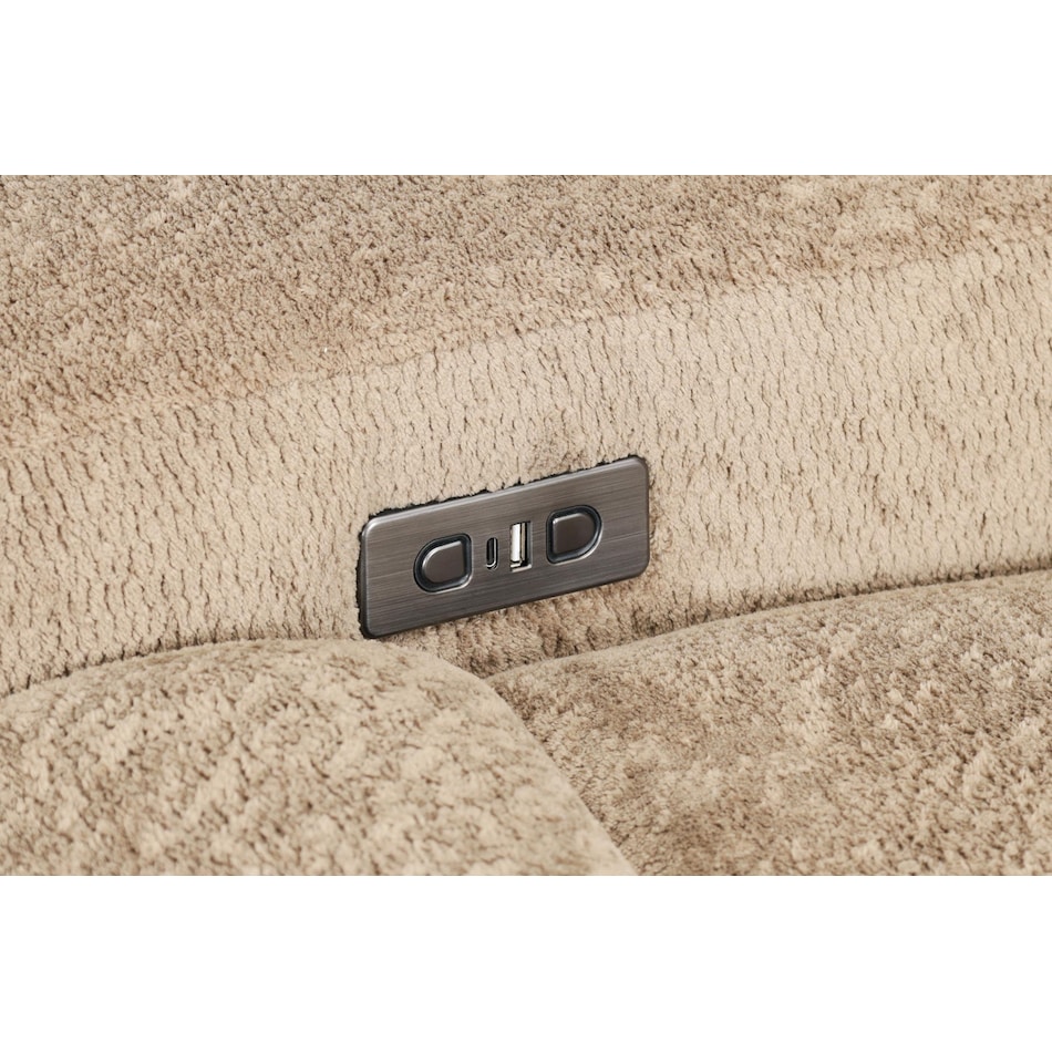 sydney brown power reclining sofa   