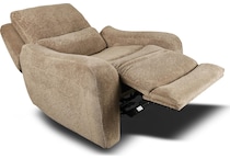 sydney tan power recliner   