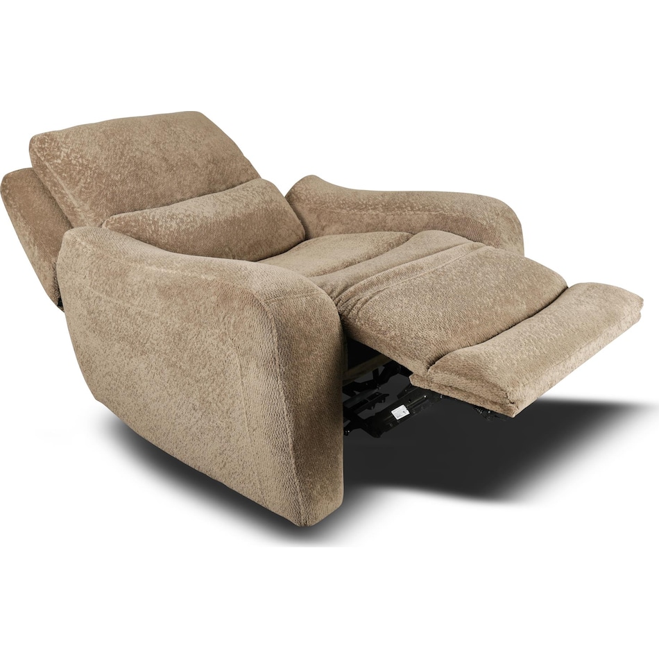 sydney tan power recliner   
