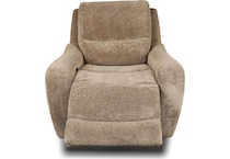 sydney tan power recliner   