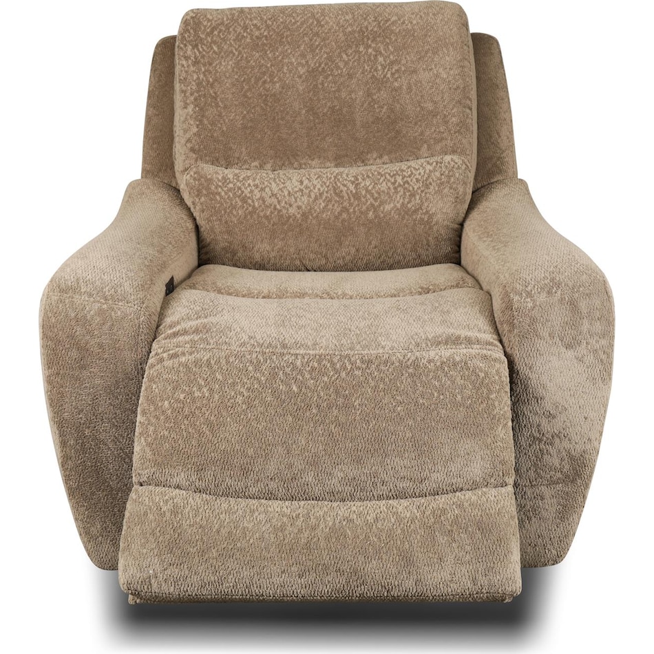 sydney tan power recliner   