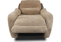 sydney tan power recliner   