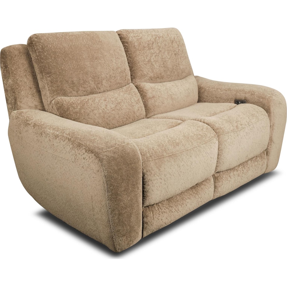 sydney tan power reclining loveseat   