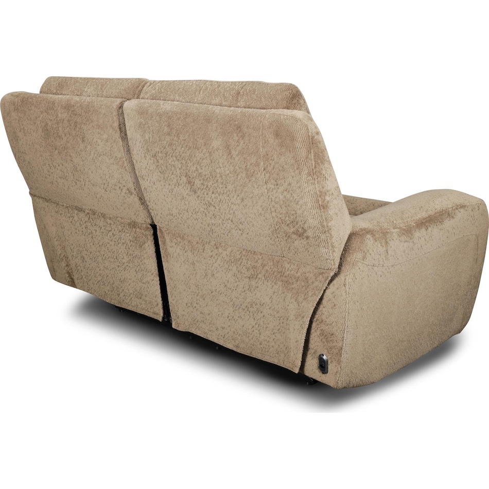 sydney tan power reclining loveseat   