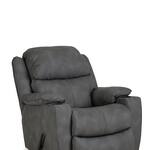 sylvester grey rocker recliner   
