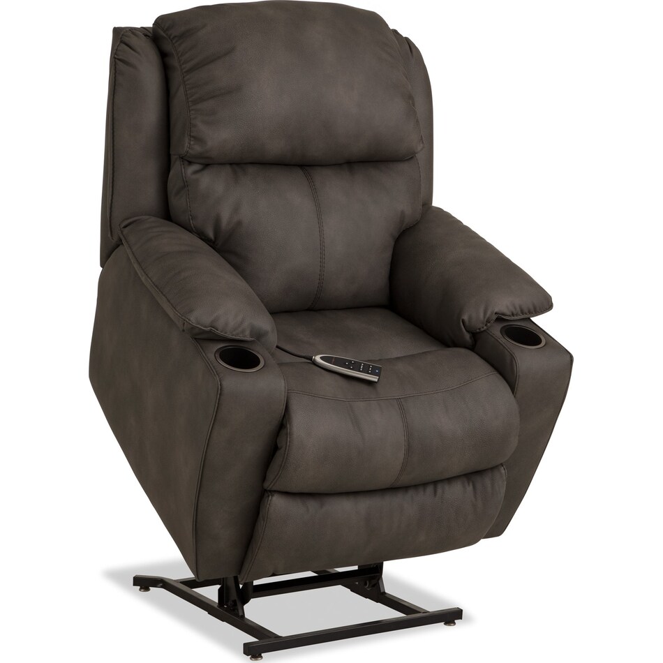 sylvester pewter lift recliner   