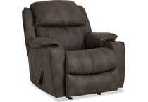 sylvester pewter rocker recliner   