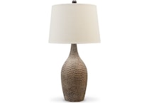 table lamp set of  brown grey lamp pair   