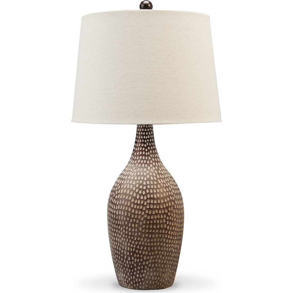 table lamp set of  brown grey lamp pair   