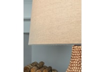 table lamp set of  brown grey lamp pair   