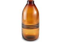 table top amber vase   