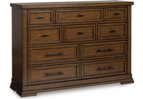 taffenbrook brown dresser   