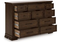 taffenbrook brown dresser   