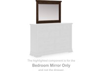 taffenbrook brown mirror   