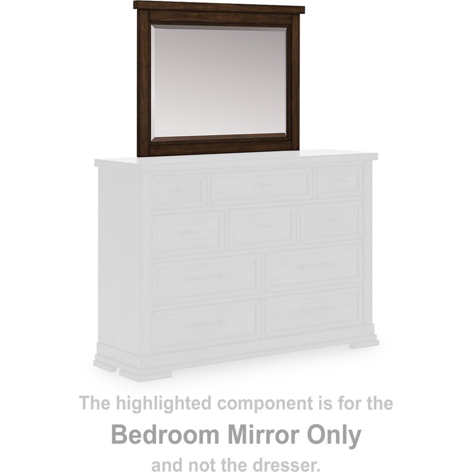 taffenbrook brown mirror   