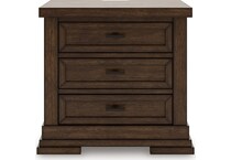 taffenbrook brown nightstand   