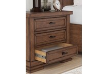 taffenbrook brown nightstand   
