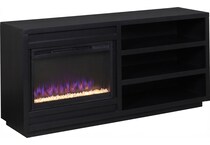tahlia  black fireplace insert   