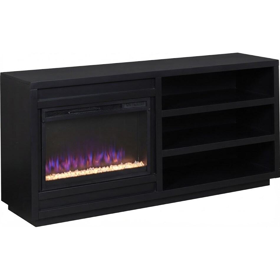 tahlia  black fireplace insert   