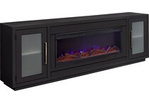 tahlia  black fireplace insert   