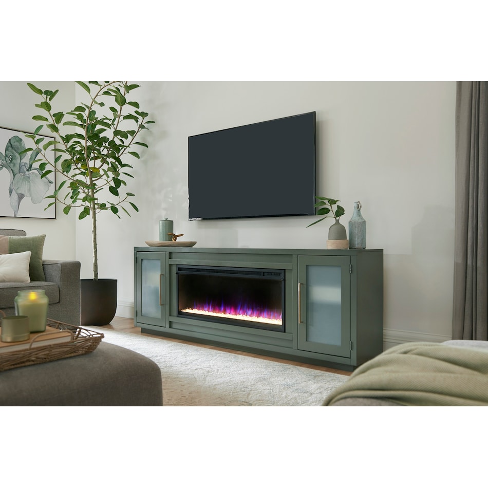 tahlia  malta blue fireplace insert   
