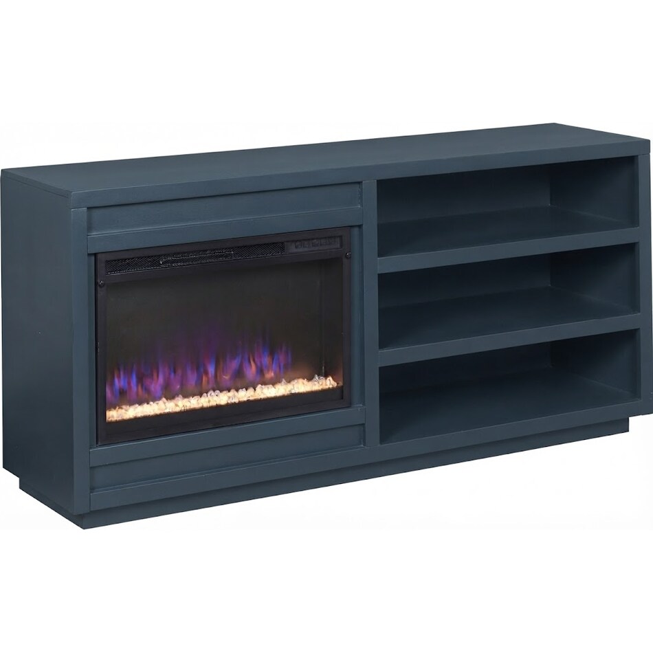 tahlia  malta blue fireplace insert   