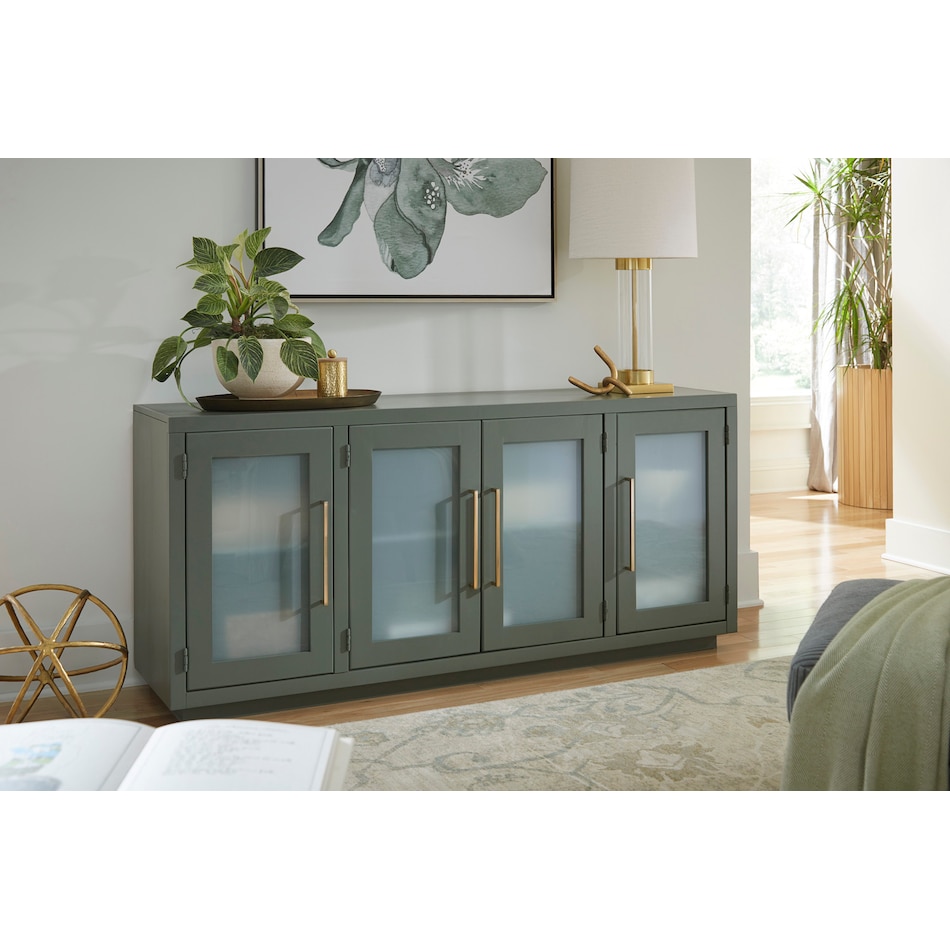 tahlia  sage green console   
