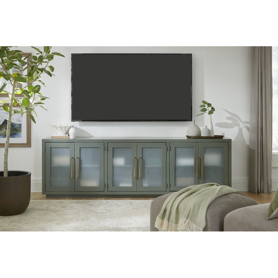 tahlia  sage green console   
