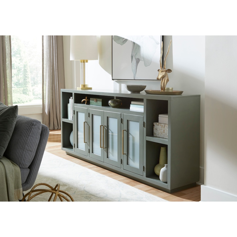 tahlia  sage green console   