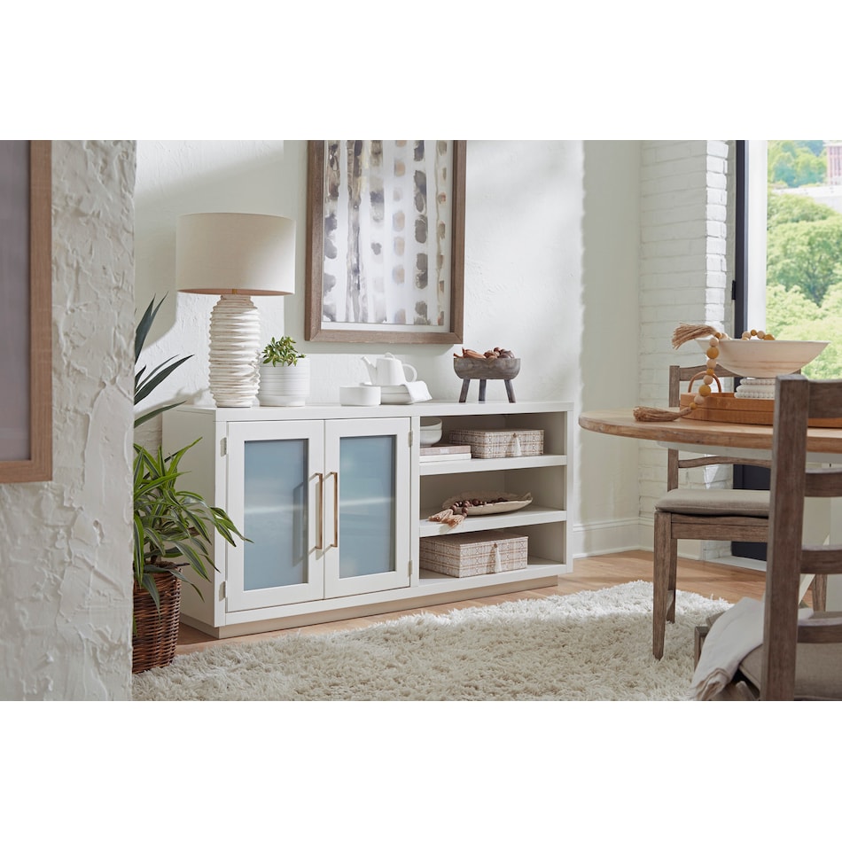 tahlia  white console   